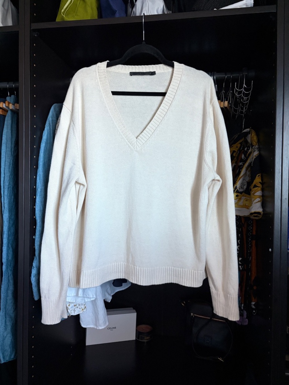 Jenni Kayne Simone V-Neck- Ivory